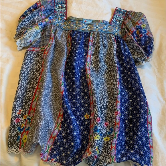 Johnny Was Tops - NWT Johnny Was Kichica Padme Blouse. Size L.